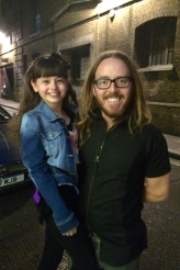 Meeting the amazing Tim Minchin at the stage door. So pleased he got to see me play Lavender!!
