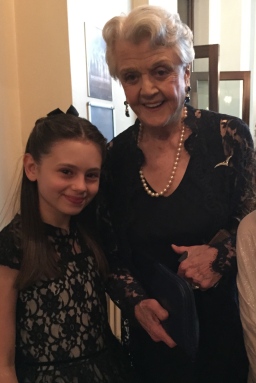 Jaime Adler with Angela Lansbury, who won 'Best Actress in a Supporting Role' for Blithe Spirit... such an icon!!!